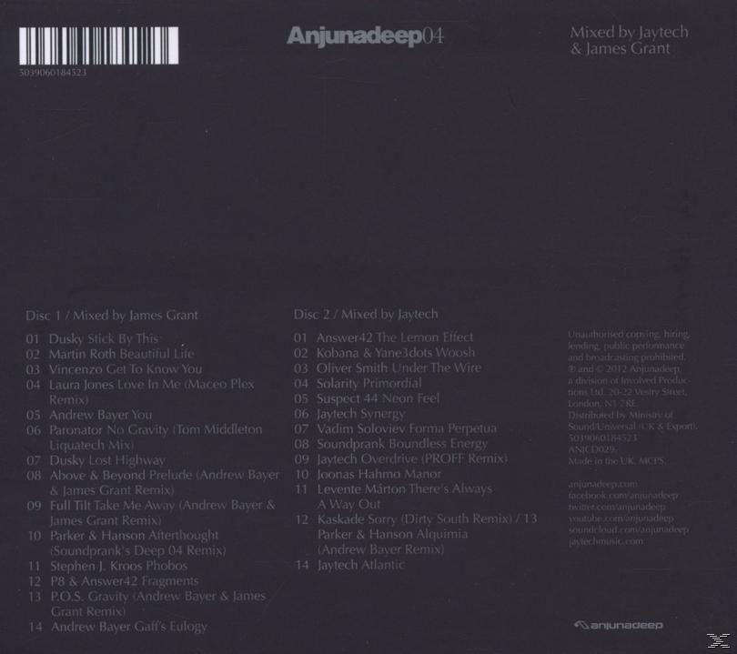VARIOUS - Anjunadeep:04  - (CD)