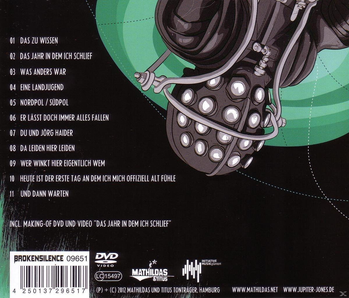 Rückseite der DVD, deutscher Text mit Titelliste und Credits für das Album.