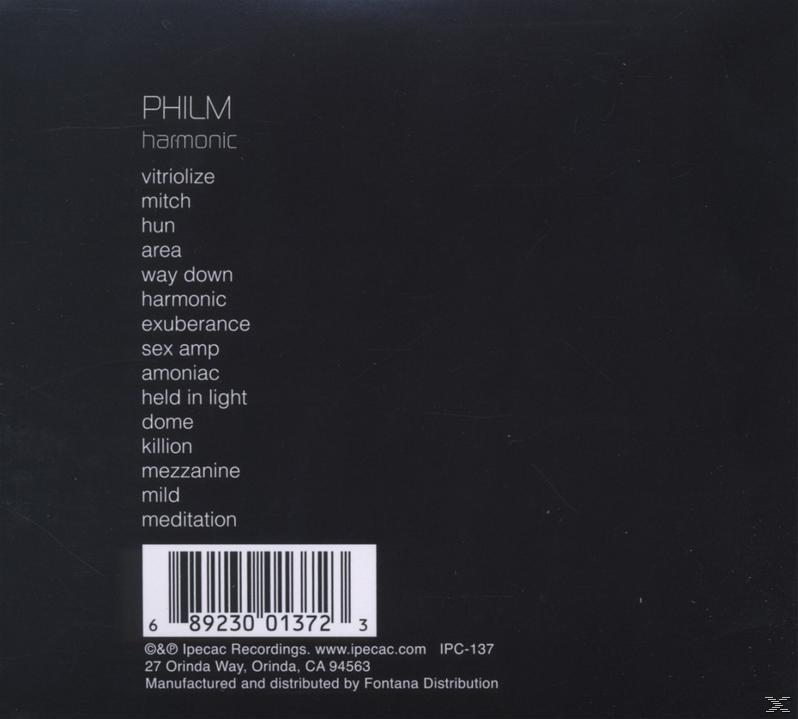 Philm - Harmonic  - (CD)