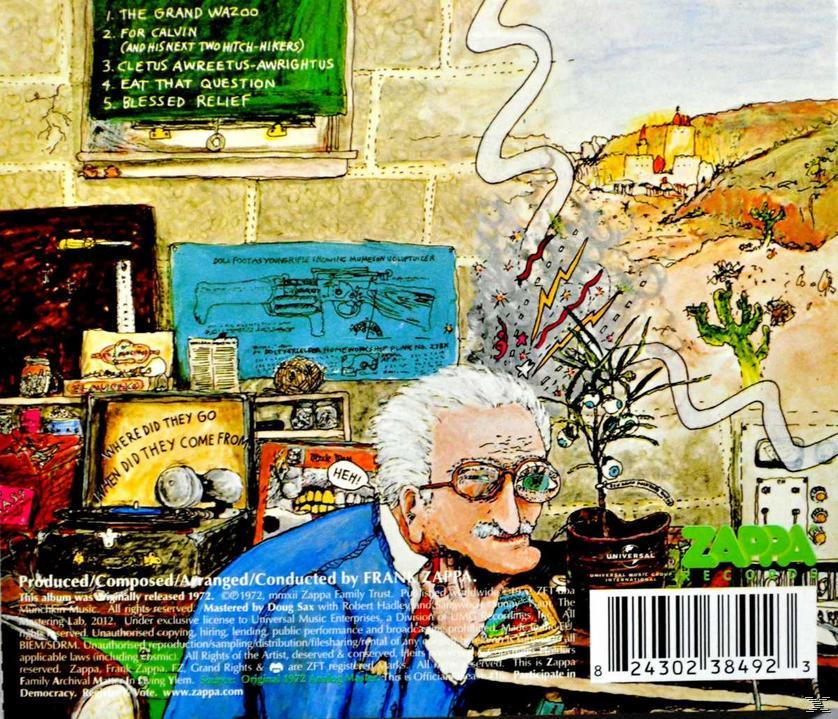 Albumcover mit einem Mann mit Brille, der eine Pflanze betrachtet. Hintergrund ist eine Wand und eine Landschaft.