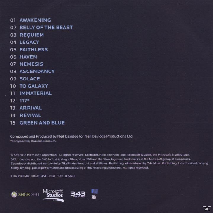 Neil Davidge - Halo 4 (Original Soundtrack)  - (CD)
