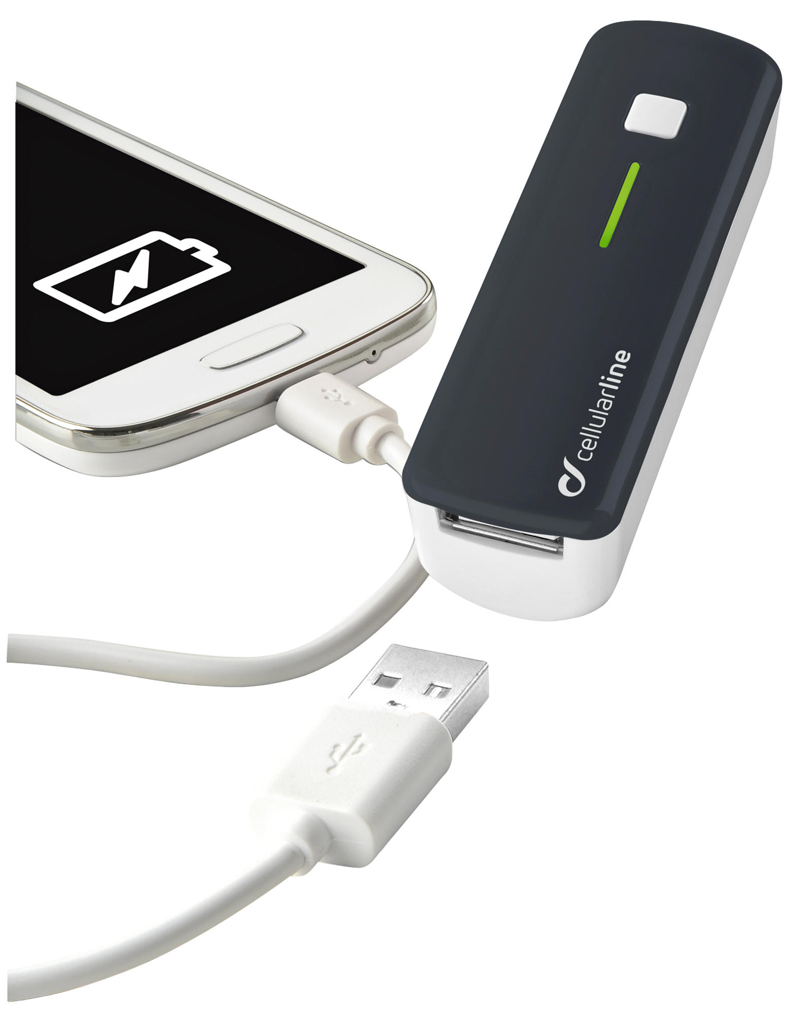 CELLULAR LINE Smart 2200 mAh Siyah Taşınabilir Şarj Ünitesi