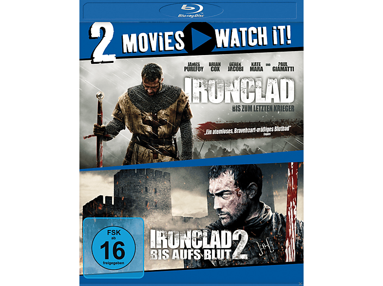 Ironclad 1 Bis zum letzten Krieger / Ironclad 2 Bis aufs Blut Bluray