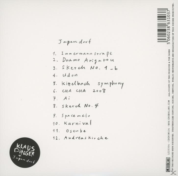 Klaus Dinger, Japandorf - Japandorf  - (CD)
