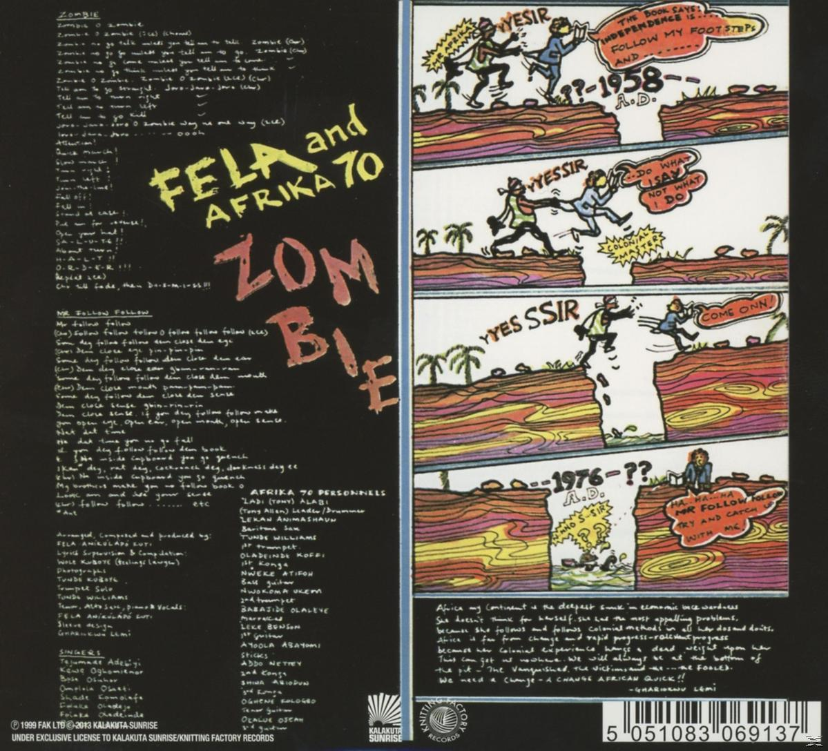 - (Remastered) (CD) Zombie Fela - Kuti