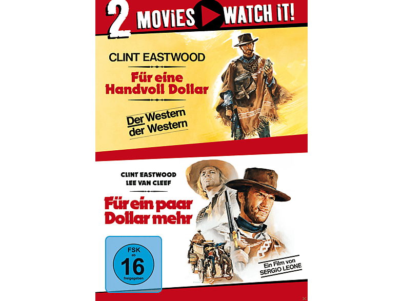 Für eine Handvoll Dollar & Für ein paar Dollar mehr DVD (FSK: 16)