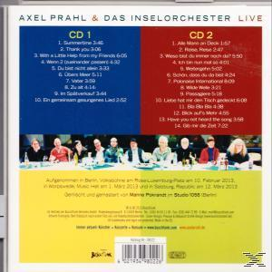 Prahl Axel Das 2013 - Konzert.Live (CD) -