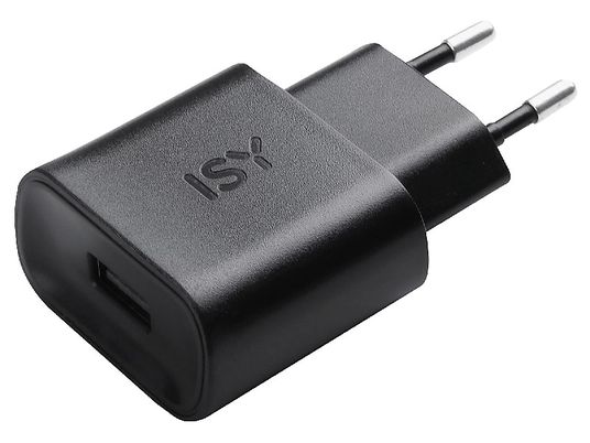 ISY IWC-4000 USB WALL CHARGER 2.4A - Wall Charger (Schwarz)
