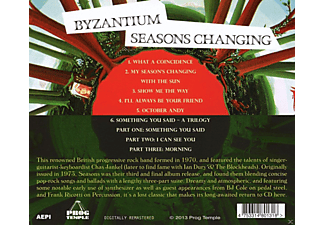 Byzantium - Seasons Changing  - (CD)