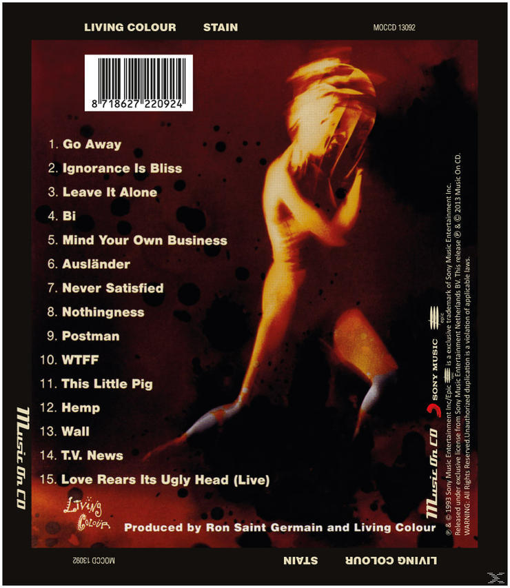 Living Colour - Stain  - (CD)