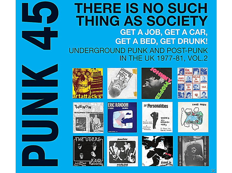 VARIOUS - Punk 45: There Is No Such Thing As Society  - (CD)