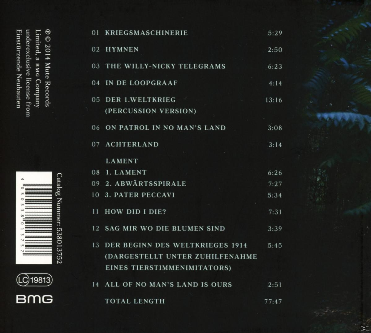 Einstürzende Neubauten - Lament (CD) 