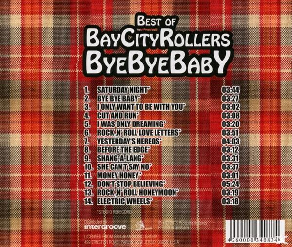 - Bay Bye Rollers City Best - Rollers - Bye City Baby Of Bay (CD)