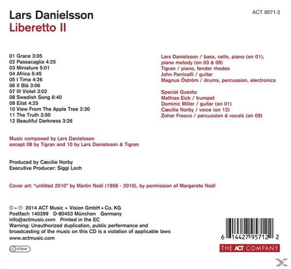 Danielsson Lars - Liberetto II  - (CD)