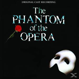 Albumcover von The Phantom of the Opera. Weiße Maske und eine rote Rose.