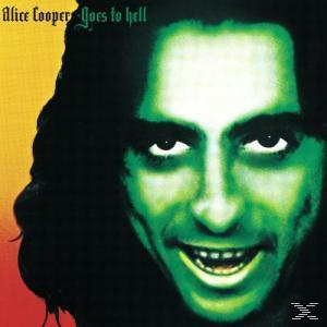 Alice Cooper album borítója. Arca zöld sminkkel.