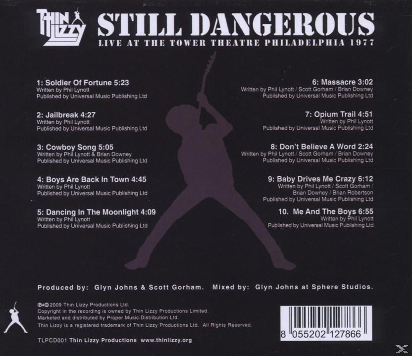 Thin Lizzy - Still Dangerous - Live At The Tower Theatre Philadelphia 1977  - (CD)