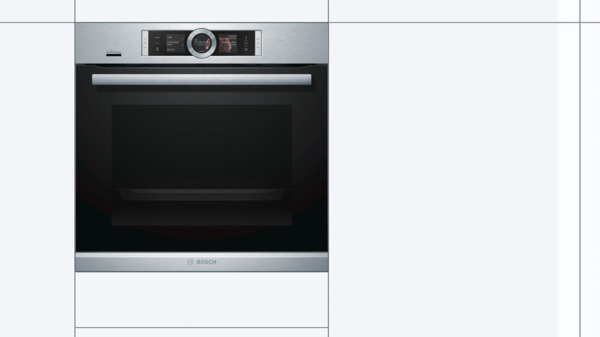 BOSCH HSG636XS6, Backofen (Einbaugerät, 71 l, 595 mm breit)