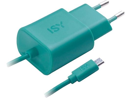 ISY IWC-3000 MIC-USB WALL CHARGER 1.2A - Ladegerät (Grün)