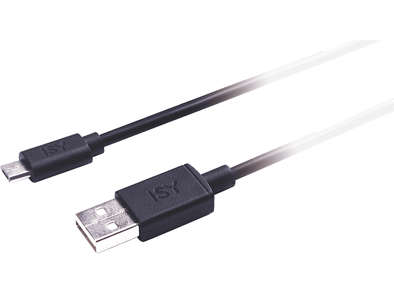 ISY IWC-1000 MIC-USB CABLE 1.2M - Micro-USB-Kabel (Schwarz)