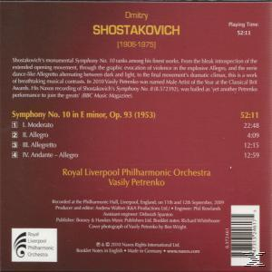 Rückseite einer CD mit Text über ein Klassik-Musikalbum.