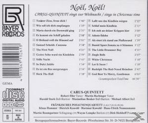 Carus-quintett - Noel,Noel-Carus-Quintett Zur Weihnacht  - (CD)