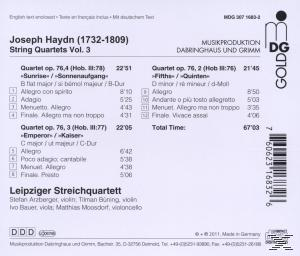 Leipziger Streichquartett - Streichquartette Op.76, 2-4  - (CD)