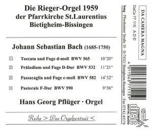 Hans Georg Pflueger - Die Rieger-Orgel 1959 Der Pfarrkirche ST  - (CD)