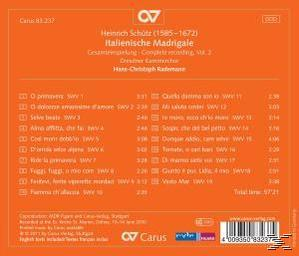 Albumcover. Oranger Hintergrund mit Titelliste und Details. Weißer Text. CD-Logo oben.