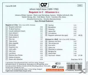 Album-Rückseite. Text und eine Liste der Songs. Der Text ist auf Deutsch.