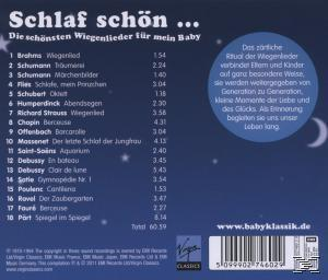 Eine CD-Rückseite mit einer Titelliste und Text.