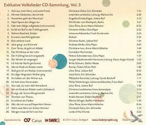 Kirchschlager/Trekel/Oelze/Amarcord - Volkslieder Vol.3  - (CD)
