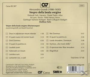 York/Taylor/Lyon/Harvey/Halls/Gächinger - Marienvesper  - (CD)