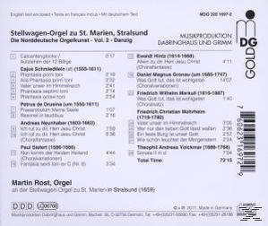 Martin Rost - Die Norddeutsche Orgelkunst Vol.2  - (CD)