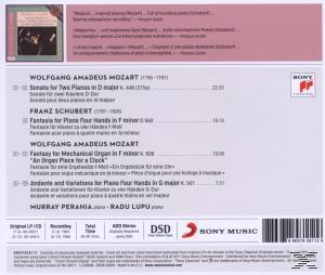 Murray Perahia, Radu Lupu - Mozart: Sonata K 448, Andante & Variations K 501, Schubert: Fantasia Op. 103, D 940 (CD)
