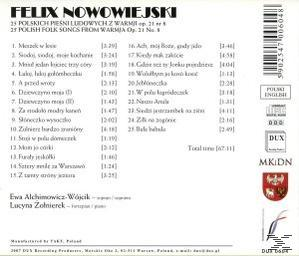 Alchimowicz-Wojcik/Zolnierek - 25 Polnische Volkslieder Aus Warmja Op.  - (CD)