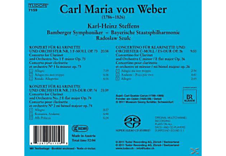 Bamberger Symphoniker, Radoslaw Szulc, Steffens Karl-heinz - Klarinettenkonzerte 1+2  - (SACD Hybrid)