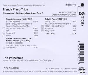 Trio Parnassus - French Piano Trios  - (CD)
