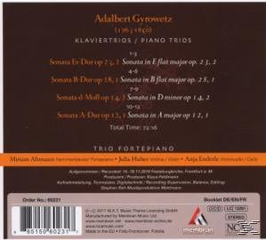 Trio Fortepiano - Gyrowetz: Klaviertrios  - (CD)