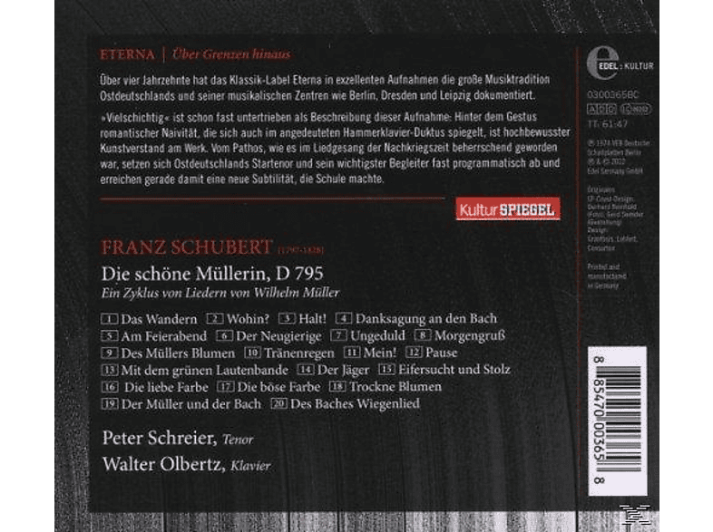 Thumbnail - Peter Schreier, Walter Olbertz - Die Schöne Müllerin (Kulturspiegel-Edition) (CD)