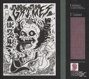 Albumcover in Schwarzweiß mit einem Totenkopf und japanischen Schriftzeichen.
