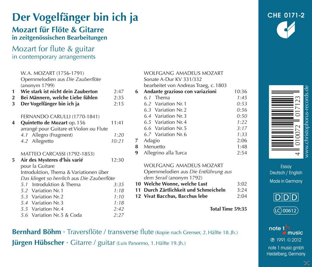 CD-Cover mit Text auf Englisch und Deutsch. Es gibt eine Liste von Songs von Wolfgang Amadeus Mozart.