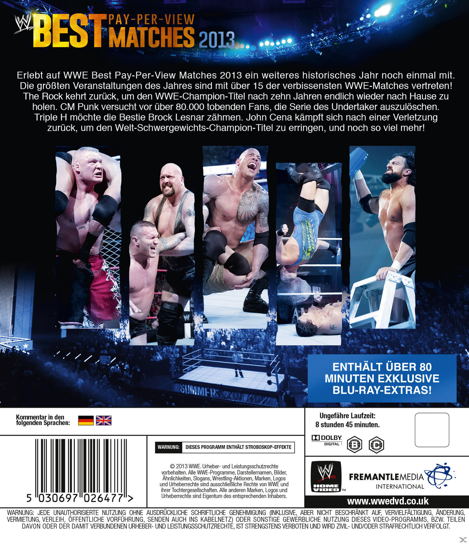WWE - Best PPV Matches 2013 Blu-ray
