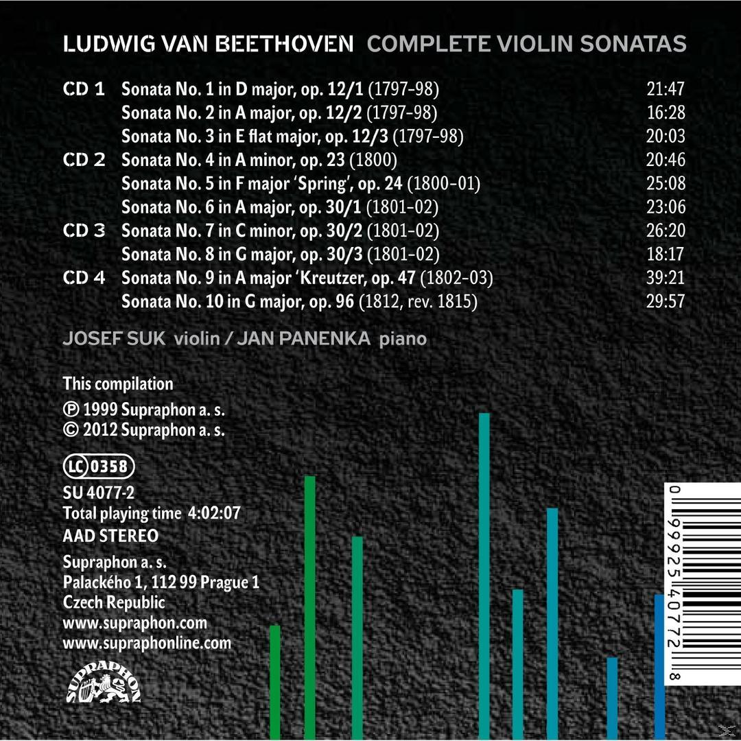 Josef Suk, Jan Panenka - Violinsonaten  - (CD)