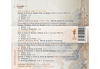 Fritzsch,T./Ad-El,S., Fritzsch,Thomas/Ad-El,Shalev - Sonaten für Viola da gamba  - (CD)