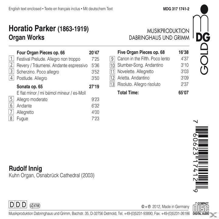 Rudolf Innig - Organ Works  - (CD)
