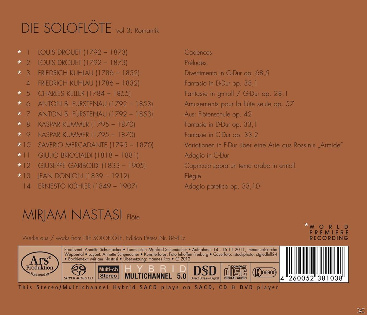 Mirjam Nastasi - Die Soloflöte Vol.3 - Romantik  - (SACD Hybrid)