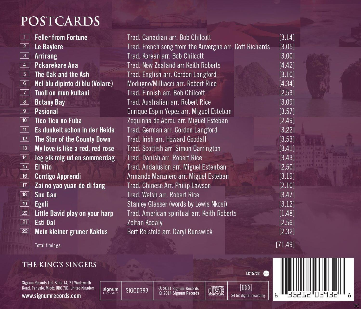The King's Singers - Postcards  - (CD)