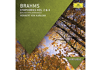 Herbert von Karajan - Brahms - Symphonies Nos. 2 & 4 (CD)