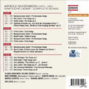 Konrad Jarnot, Claudia Barainsky, Markus Schäfer, Melanie Diener, Anke Vondung, Christa Mayer, Urs Liska - Sämtliche Lieder  - (CD)